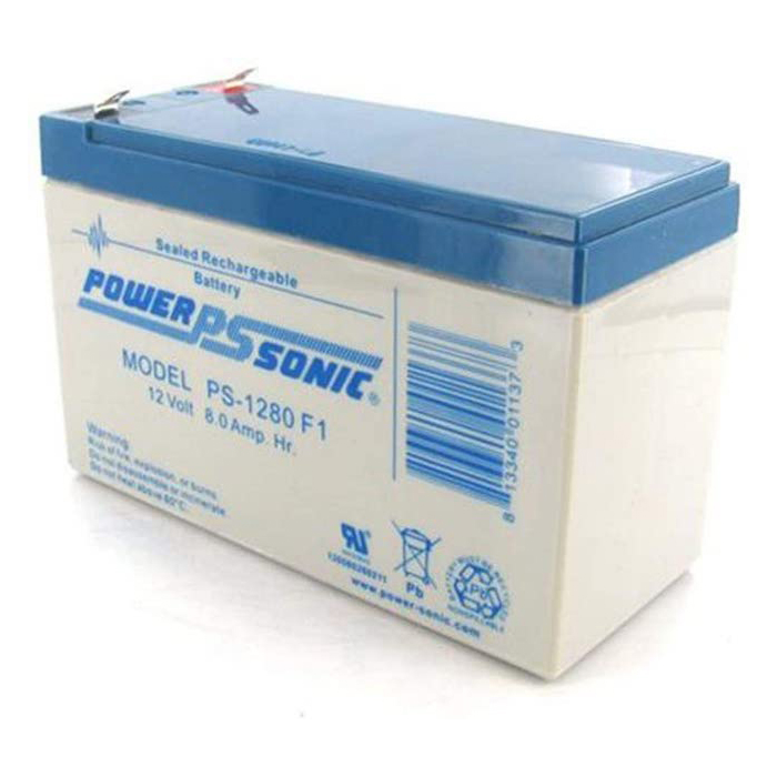 Power-Sonic PS-1280 F1 Sealed Lead Acid Battery