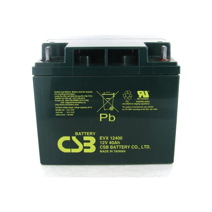 CSB EVX12400 Deep Cycle AGM Battery