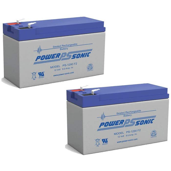 Power Sonic 12V 9AH Replacement Battery For Ion Road Warrior IPA27-2 Pack