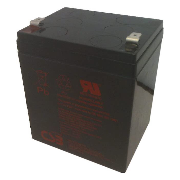 CSB HR1221WF2 – 12 Volt/5.1 Amp Hour Per Cell Sealed Lead Acid Battery With 0.250 Fast-on Connector