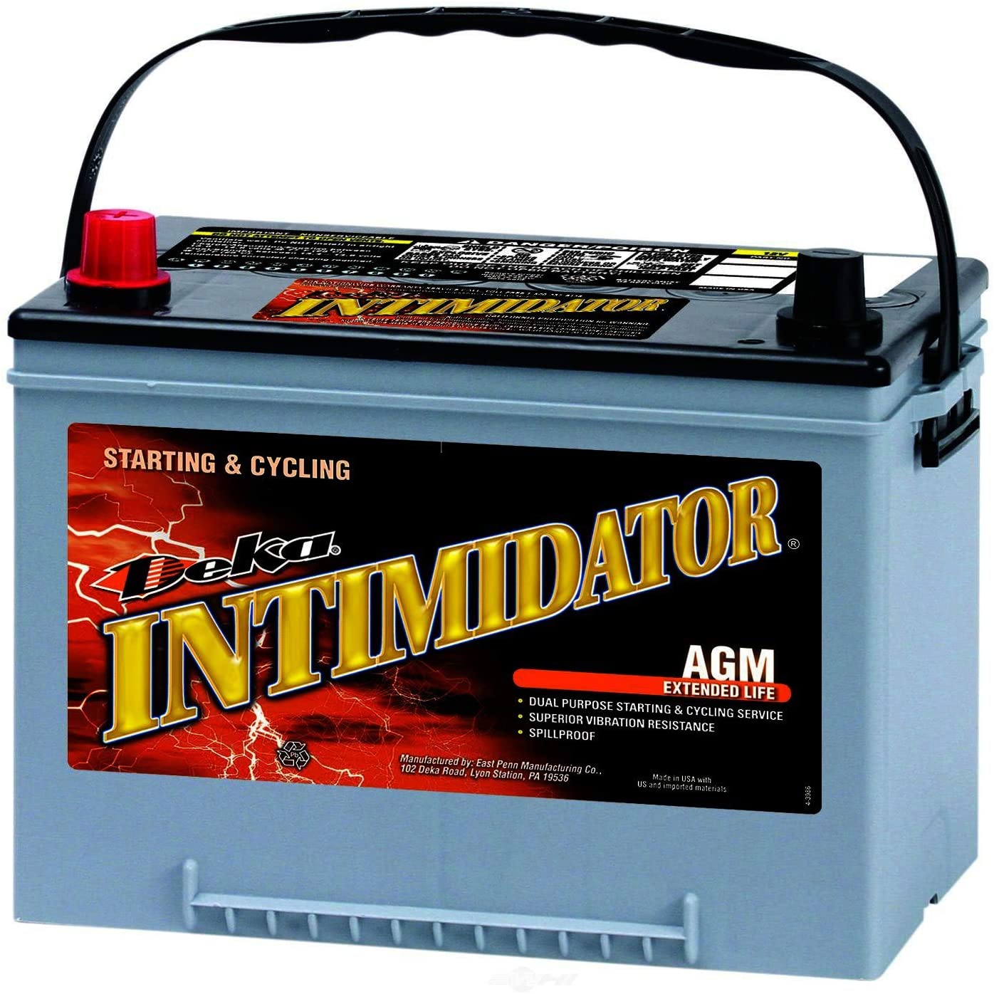 DEKA 9A34 12v 750 CCA  Automotive Intimidator Battery