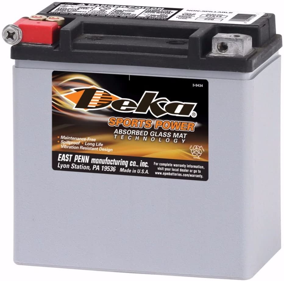 Deka ETX14 12v 220cca AGM Power Sport Battery