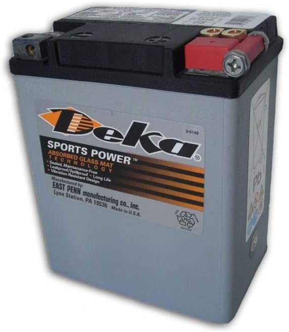 Deka ETX15L 12v 220cca AGM Power Sport Battery