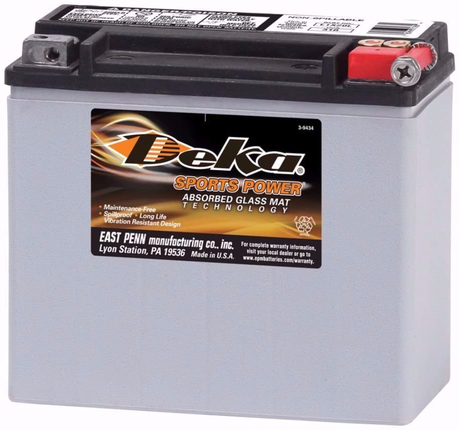 Deka ETX20L 12v 310cca AGM Power Sport Battery